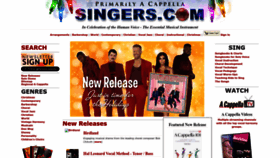 What Singers.com website looks like in 2024 