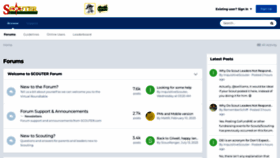 What Scouter.com website looked like in 2024 (1 year ago)