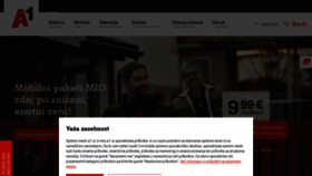 What Simobil.si website looks like in 2024 