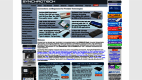 What Synchrotech.com website looks like in 2024 