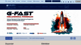 What Sakarya.edu.tr website looked like in 2024 (1 year ago)