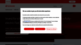 What Santander.co.uk website looks like in 2024 