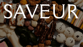 What Saveur.com website looks like in 2024 