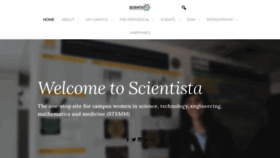 What Scientistafoundation.com website looks like in 2024 