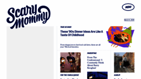 What Scarymommy.com website looks like in 2024 