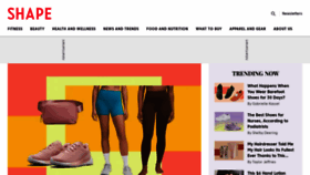 What Shape.com website looks like in 2024 