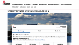What Stbk-koeln.de website looks like in 2024 