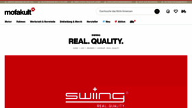 What Swiing.com website looks like in 2024 