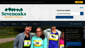 What Sevenoaks.gov.uk website looks like in 2024 