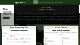 What Spacialnet.com website looks like in 2024 