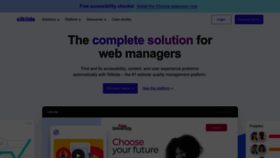 What Silktide.com website looks like in 2024 