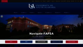 What Southalabama.edu website looks like in 2024 