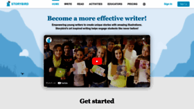 What Storybird.com website looks like in 2024 