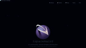 What Spacemacs.org website looks like in 2024 