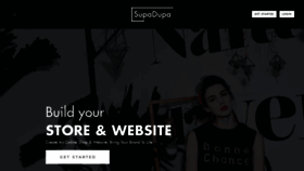 What Supadupa.me website looks like in 2024 