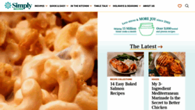 What Simplyrecipes.com website looks like in 2024 