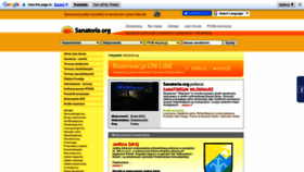 What Sanatoria.org website looks like in 2024 