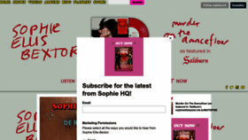 What Sophieellisbextor.net website looks like in 2024 