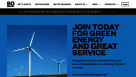 What So.energy website looks like in 2024 