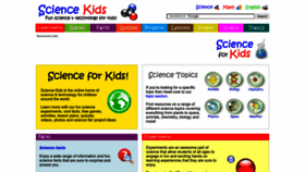 What Sciencekids.co.nz website looked like in 2024 (1 year ago)