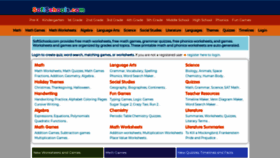 What Softschools.com website looks like in 2024 