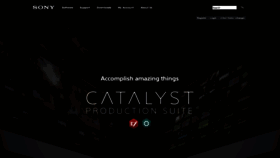 What Sonycreativesoftware.com website looks like in 2024 