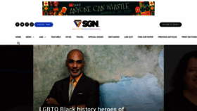 What Sgn.org website looks like in 2024 