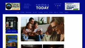 What Saratogatodaynewspaper.com website looks like in 2024 