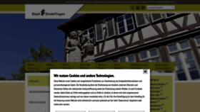 What Sindelfingen.de website looks like in 2024 