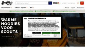 What Scoutshop.nl website looks like in 2024 