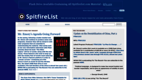 What Spitfirelist.com website looks like in 2024 