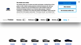 What Subaru.it website looks like in 2024 