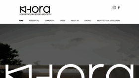 What Studiokhora.com website looks like in 2024 