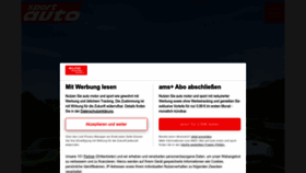 What Sportauto.de website looks like in 2024 