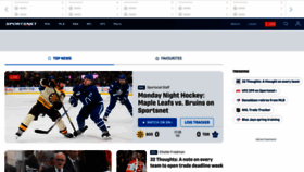 What Sportsnet.ca website looks like in 2024 