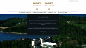 What Sunbornhotels.com website looks like in 2024 