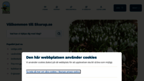 What Skurup.se website looks like in 2024 