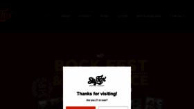What Slyfoxbeer.com website looked like in 2024 (1 year ago)