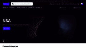 What Stubhub.com website looked like in 2024 (1 year ago)