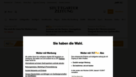 What Stuttgarter-zeitung.de website looks like in 2024 