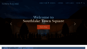 What Southlaketownsquare.com website looks like in 2024 