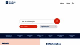 What Solvesborg.se website looked like in 2024 (1 year ago)
