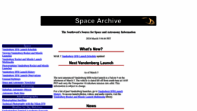 What Spacearchive.info website looks like in 2024 