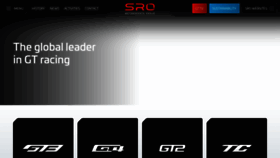 What Sro-motorsports.com website looks like in 2024 