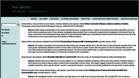 What Sperber.fr website looked like in 2024 (2 years ago)