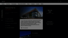 What Segro.com website looks like in 2024 