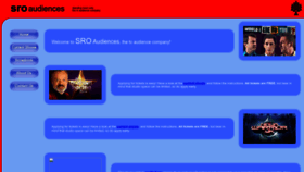 What Sroaudiences.com website looks like in 2024 