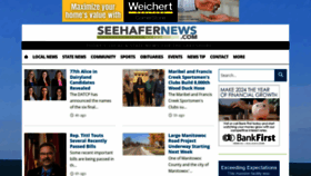 What Seehafernews.com website looks like in 2024 