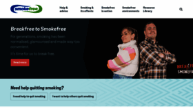 What Smokefree.org.nz website looks like in 2024 