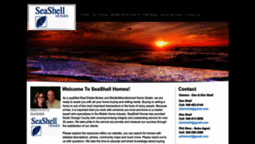 What Seashellhomes.com website looks like in 2024 